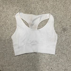 White crop top